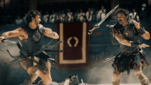 fight in gladiator 2 latest trailer